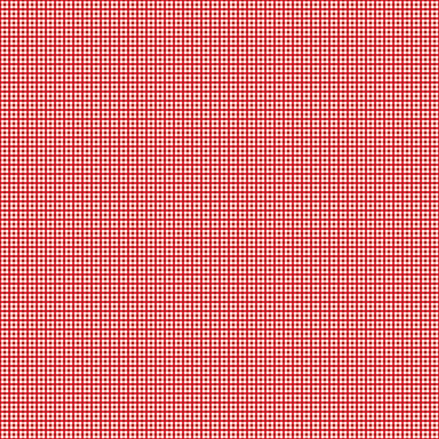 Lori Holt 44-45" 100% Cotton BARNRED C12025 BEE PLAIDS Collection by Riley Blake