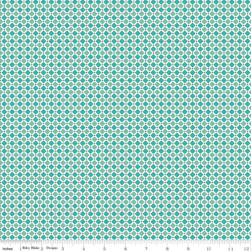 Lori Holt 44-45" 100% Cotton VIVID C12034 BEE PLAIDS Collection by Riley Blake