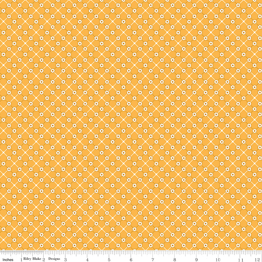 Lori Holt 44-45" 100% Cotton ALPINE C12035 BEE PLAIDS Collection by Riley Blake