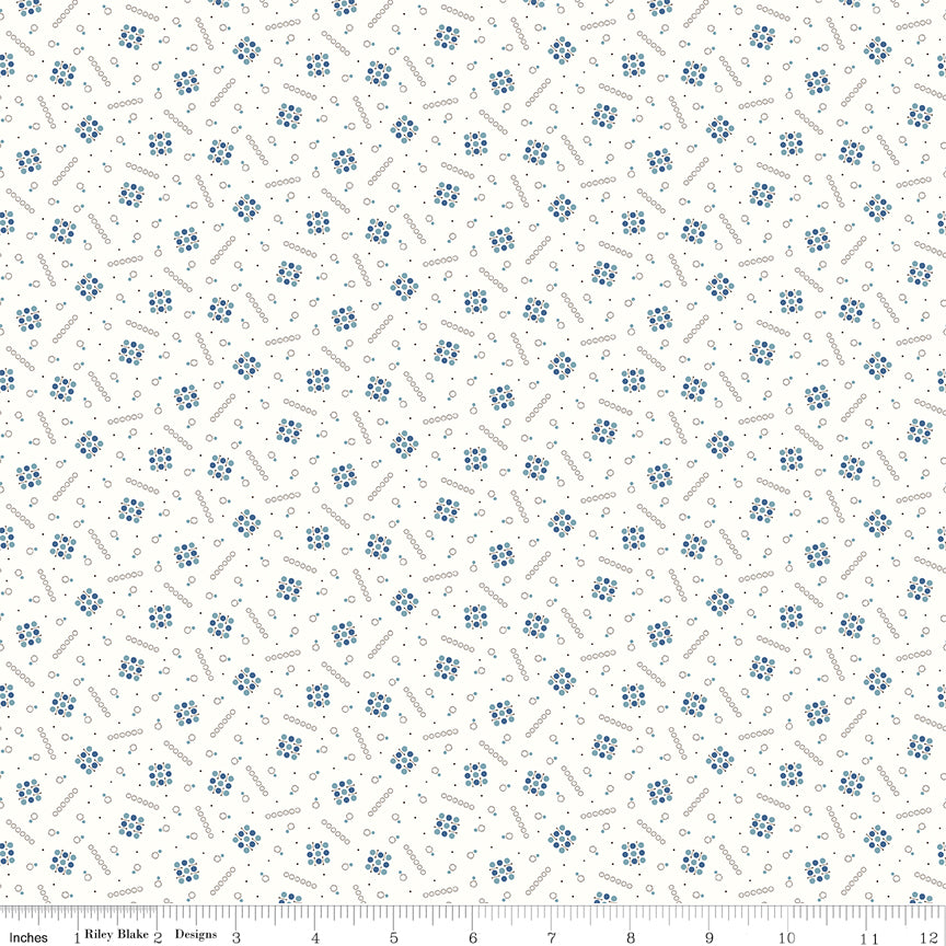 Lori Holt 44-45" 100% Cotton DENIM C12318 PRARIE Collection by Riley Blake (Copy)