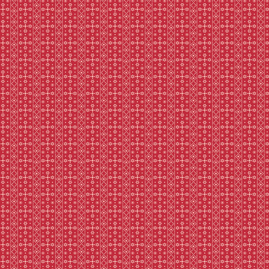 Lori Holt 44-45" 100% Cotton BERRY C16083 AMERICANA Collection by Riley Blake Designs