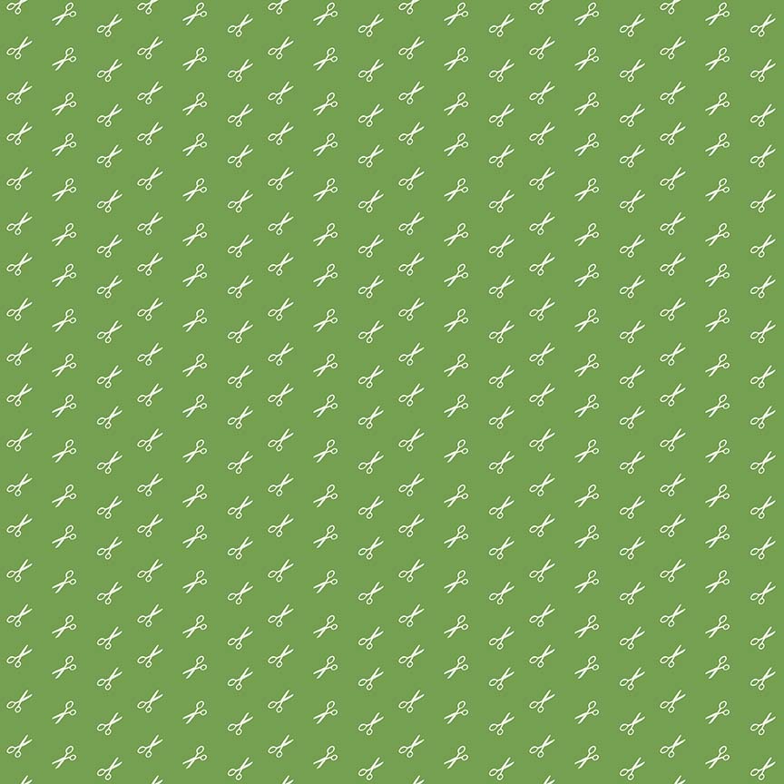 Lori Holt 44-45" 100% Cotton GREEN C6408 BEE BASICS Collection by Riley Blake