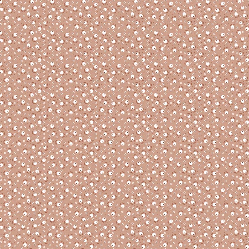 Lori Holt 44-45" 100% Cotton NUTMEG BLOSSOM C7875 FARM GIRL VINTAGE Collection by Riley Blake