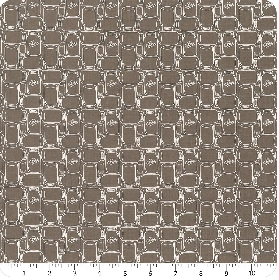 Lori Holt 44-45" 100% Cotton STEEL C8740 FARM GIRL VINTAGE Collection by Riley Blake