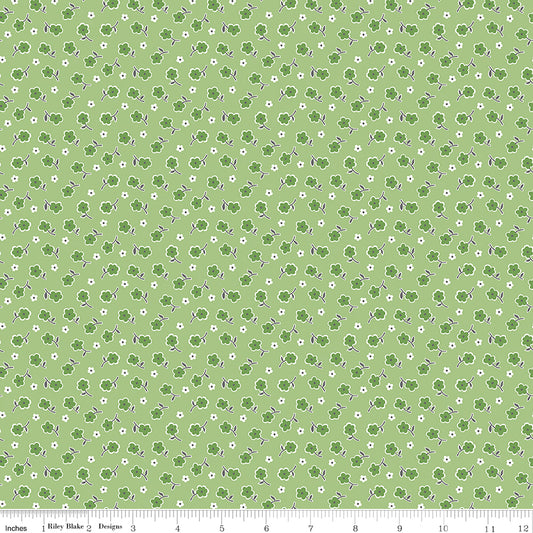 Lori Holt 44-45" 100% Cotton GREEN C10925 STITCH Collection by Riley Blake