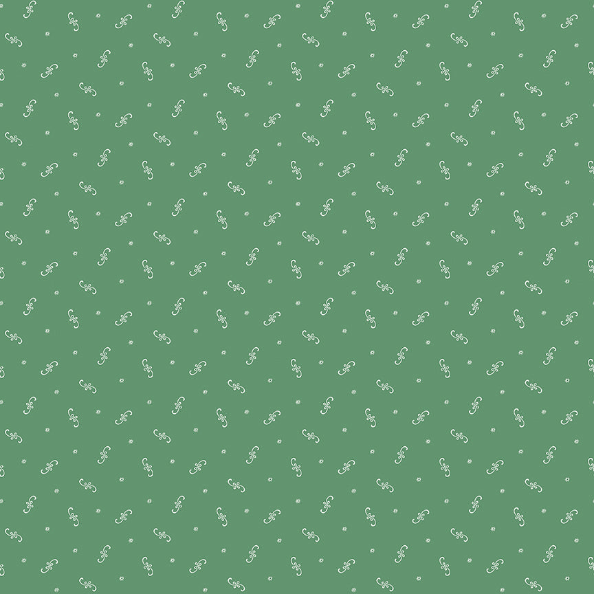 Lori Holt 44-45" 100% Cotton DEEP ALPINE C12314 PRARIE Collection by Riley Blake