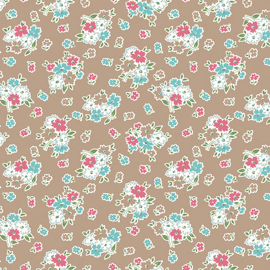 Lori Holt 44-45" 100% Cotton TEADYE C13073 BEE VINTAGE Collection by Riley Blake