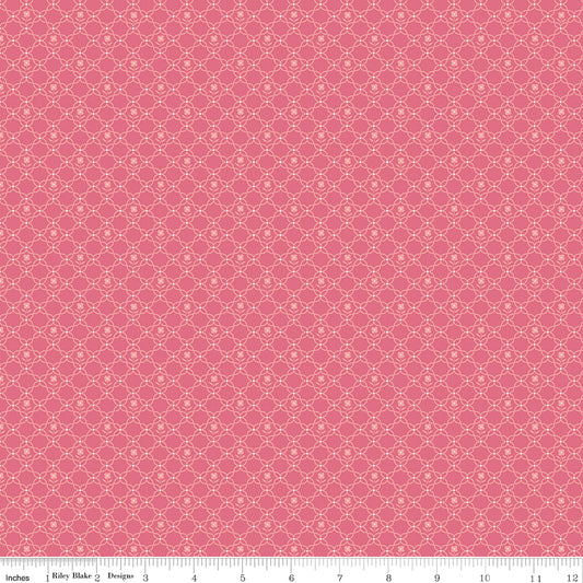 Lori Holt 44-45" 100% Cotton TEAROSE C13581 HomeTown Collection by Riley Blake Designs