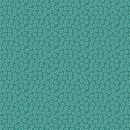 Lori Holt 44-45" 100% Cotton TEAL C13593 HomeTown Collection by Riley Blake Designs