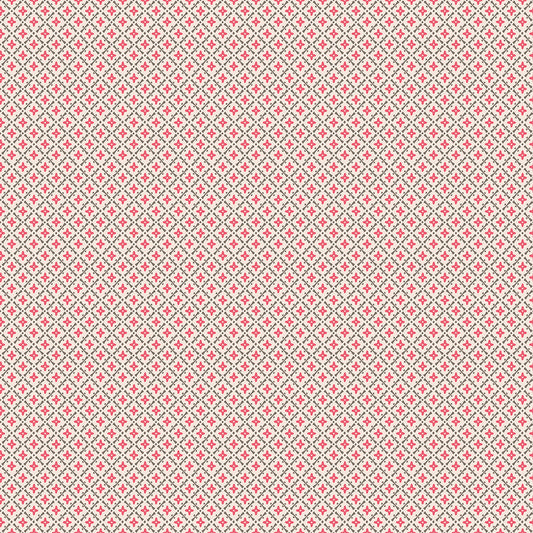 Lori Holt 44-45" 100% Cotton TEAROSE C15879 PIECE AND PLENTY Collection by Riley Blake Designs