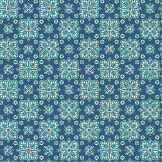 Lori Holt 44-45" 100% Cotton DENIM C16085 AMERICANA Collection by Riley Blake Designs