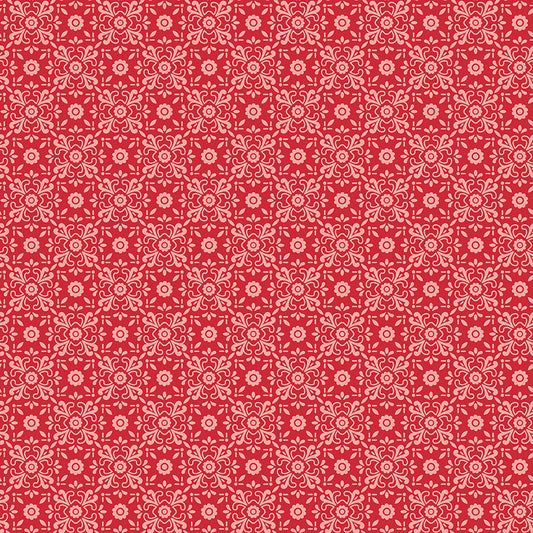 Lori Holt 44-45" 100% Cotton RILEY RED C16095 AMERICANA Collection by Riley Blake Designs