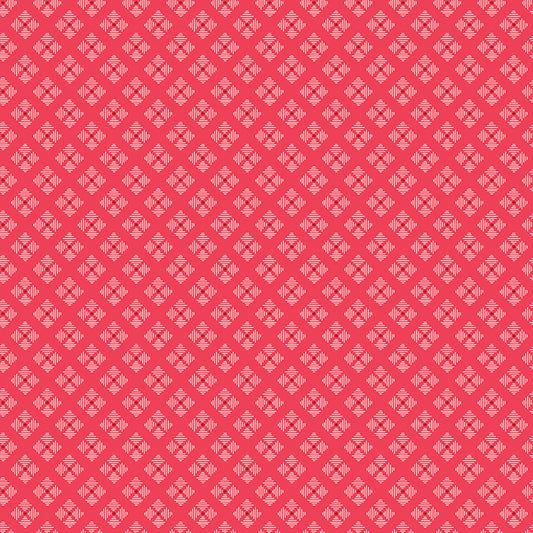 Lori Holt 44-45" 100% Cotton CAYENNE C6409 BEE BASICS & BACKGROUNDS Collection by Riley Blake