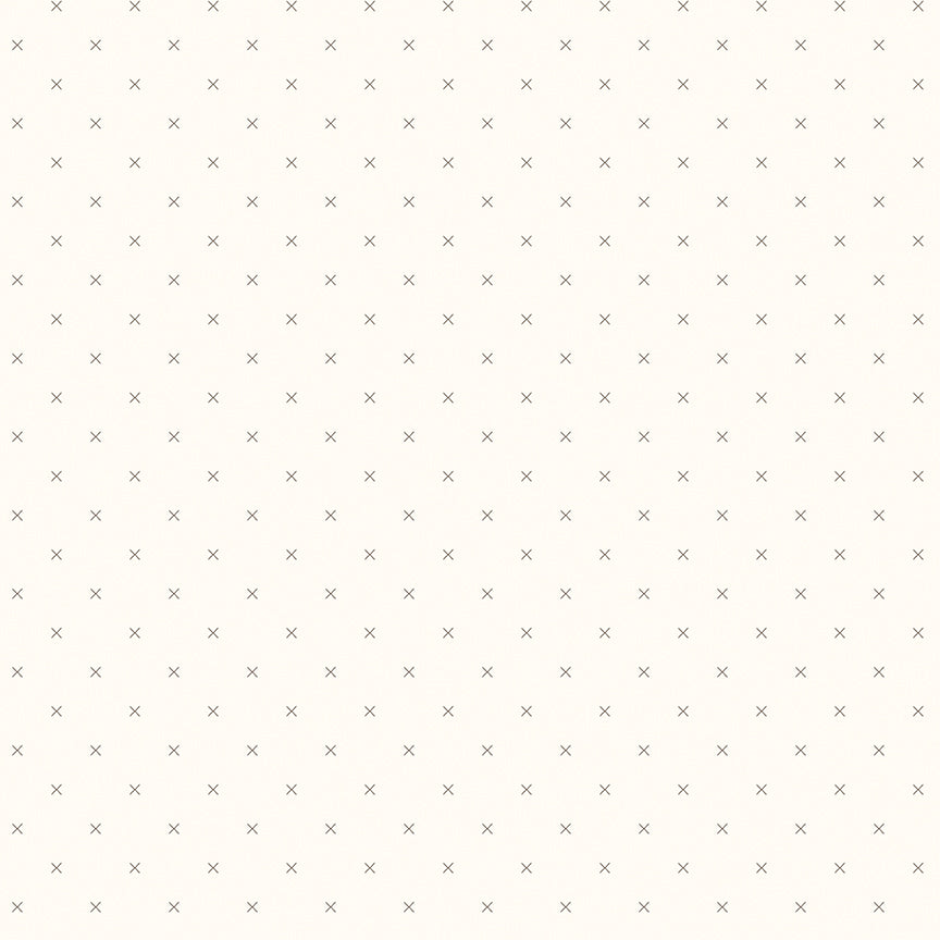 Lori Holt 44-45" 100% Cotton PEBBLE C747 BEE CROSS STITCH Collection by Riley Blake