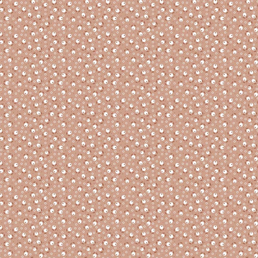 Lori Holt 44-45" 100% Cotton NUTMEG BLOSSOM C7875 FARM GIRL VINTAGE Collection by Riley Blake