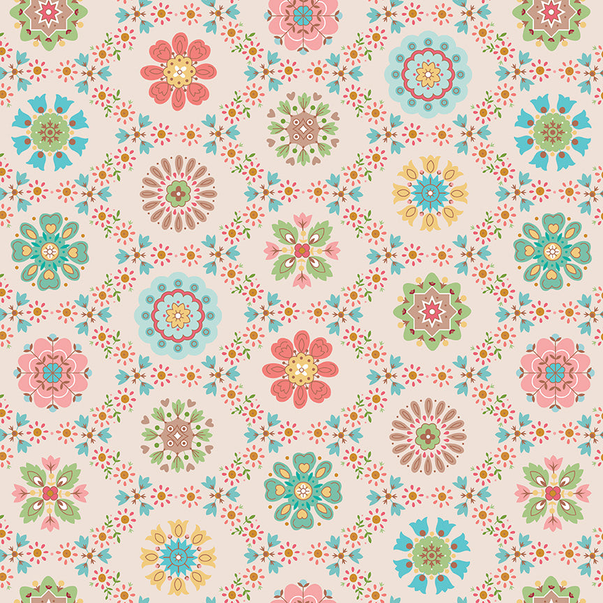 Lori Holt 44-45" 100% Cotton MULTI C8510 GRANNY CHIC Collection by Riley Blake