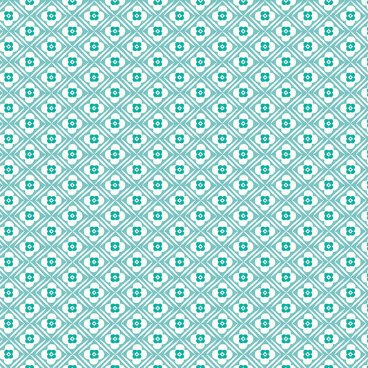 Lori Holt 44-45" 100% Cotton BLUE C8511 GRANNY CHIC Collection by Riley Blake