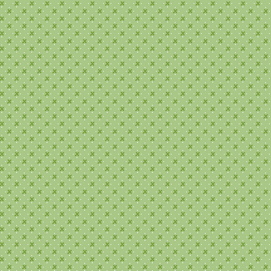 Lori Holt 44-45" 100% Cotton GREEN C8512 GRANNY CHIC Collection by Riley Blake