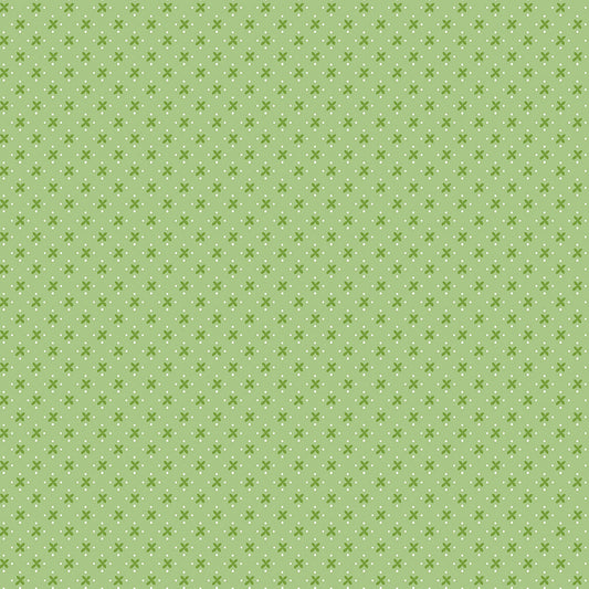 Lori Holt 44-45" 100% Cotton GREEN C8512 GRANNY CHIC Collection by Riley Blake