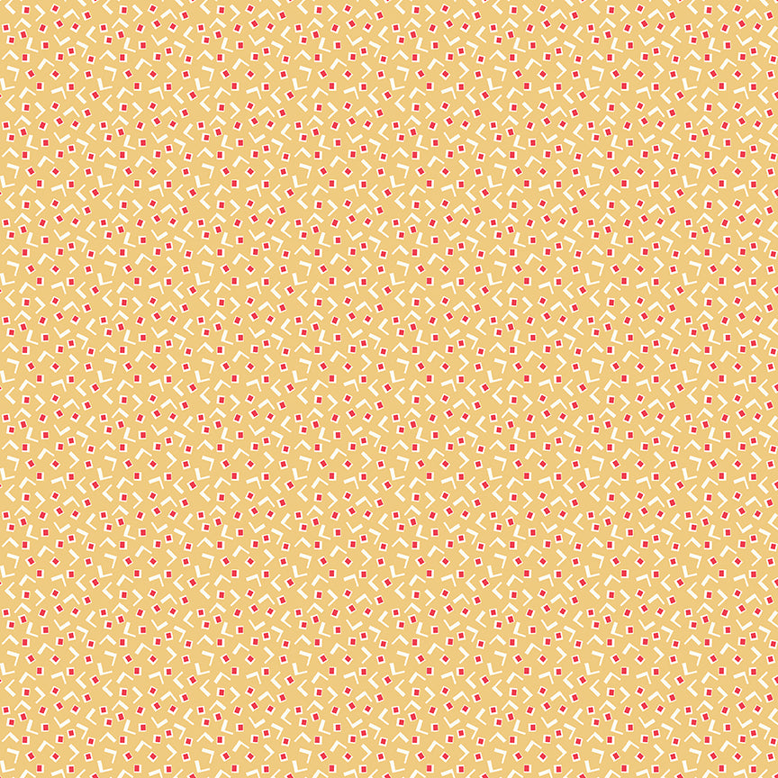 Lori Holt 44-45" 100% Cotton HONEY TINY SQUARES C9132 VINTAGE HAPPY 2 Collection by Riley Blake Designs