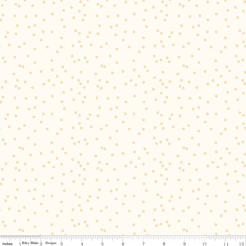 Lori Holt 44-45" 100% Cotton  HONEY C6384 BEE BACKGROUNDS Collection by Riley Blake
