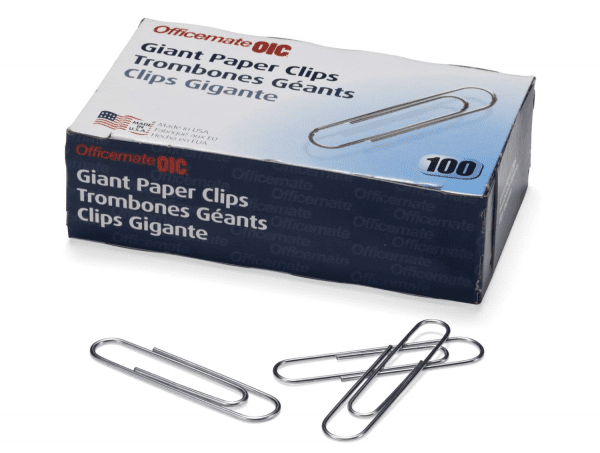 Giant Paper Clips, Box of 1,000 clips