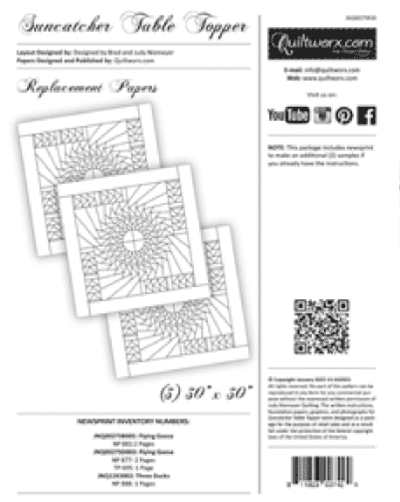 Suncatcher Replacement Papers